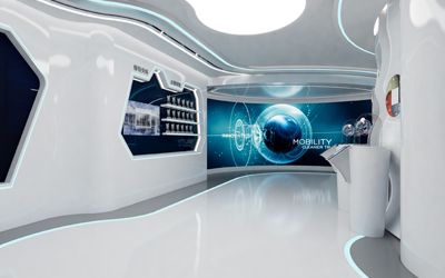 洪達(dá)企業(yè)展廳設(shè)計(jì)圖