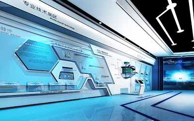 企業(yè)展廳里怎么做互動